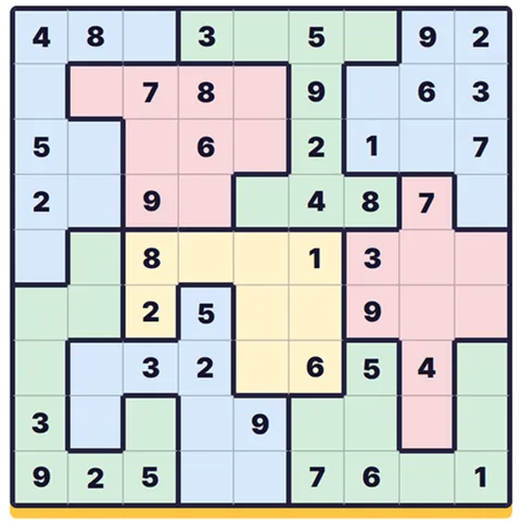 Play Jigsaw Sudoku Online